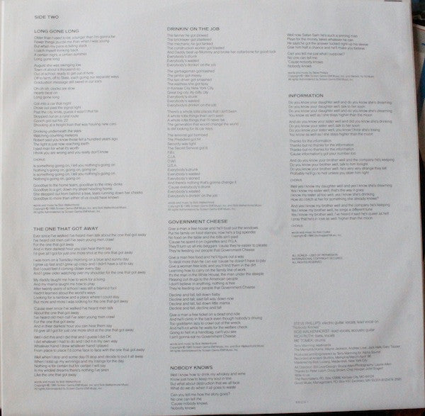 The Rainmakers (2) : The Rainmakers (LP, Album)