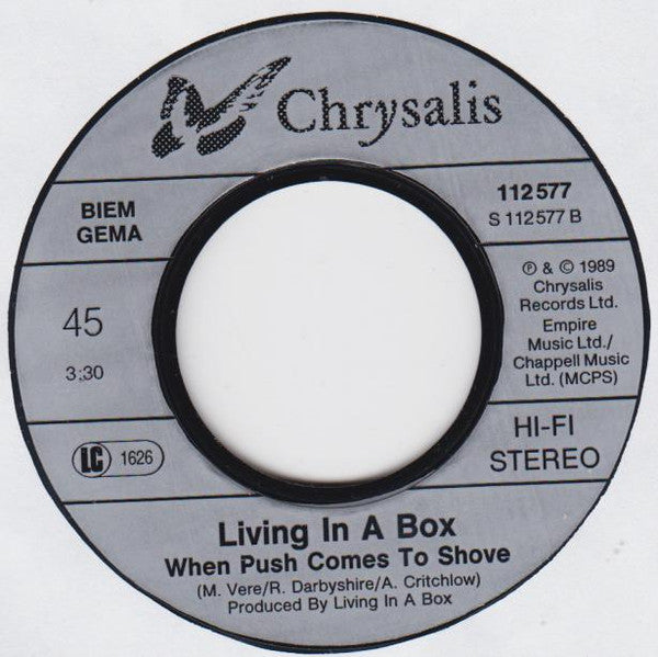Living In A Box : Room In Your Heart (7", Single)