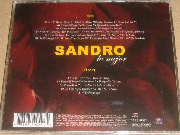 Sandro (25) : Lo Mejor (CD, Comp + DVD-V, Comp, NTSC)
