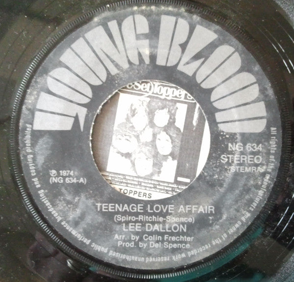 Lee Dallon : Teenage Love Affair (7", Single)