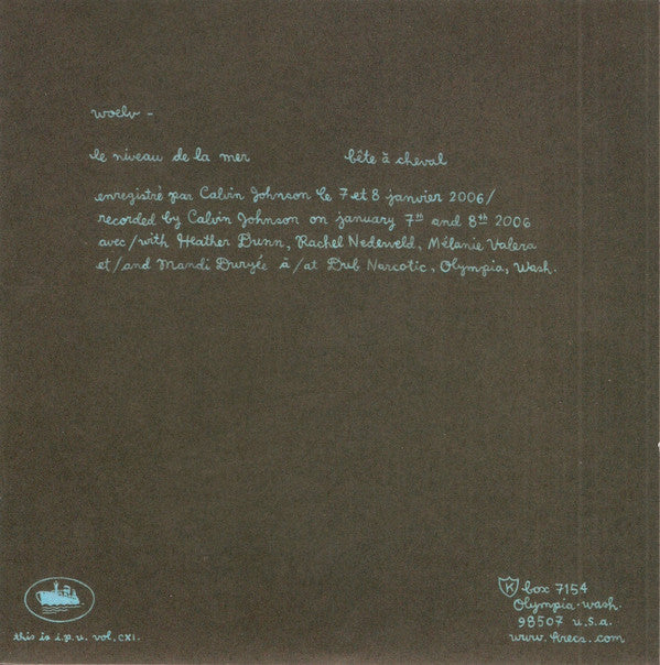 Woelv : Le Niveau De La Mer (7", Single)