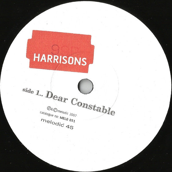 Harrisons : Dear Constable (7", Single, sin)