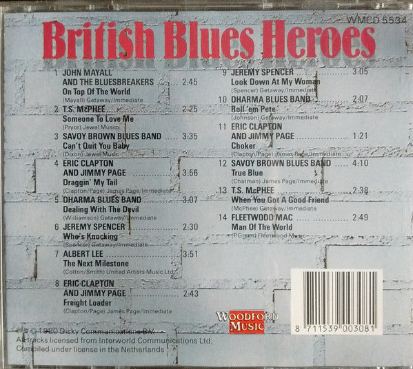 Various : British Blues Heroes - Eric Clapton And Friends... (CD, Comp)