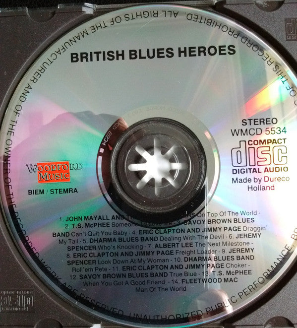 Various : British Blues Heroes - Eric Clapton And Friends... (CD, Comp)