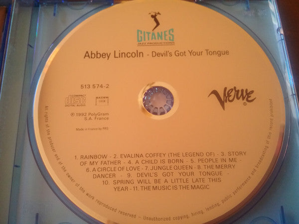 Abbey Lincoln : Devil's Got Your Tongue (CD, Album)