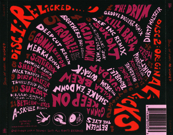 Soul Of Man : Re-Licked (2xCD, Comp, Mixed)