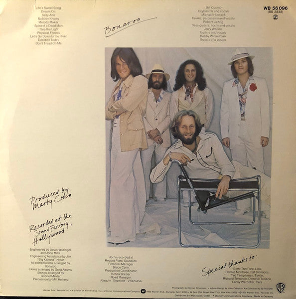 Bonaroo : Bonaroo (LP, Album, Promo)