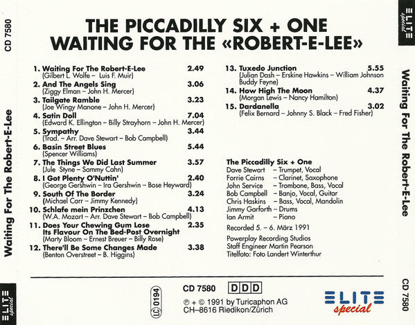 Piccadilly Six + One : Waiting For The «Robert-Lee» (CD)