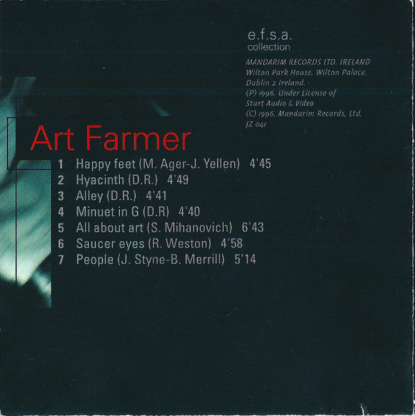 Art Farmer : Jazz Masters (100 Ans De Jazz) (CD, Album, RE)