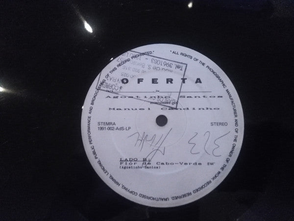 Agostinho Santos : Oferta (12", Maxi)