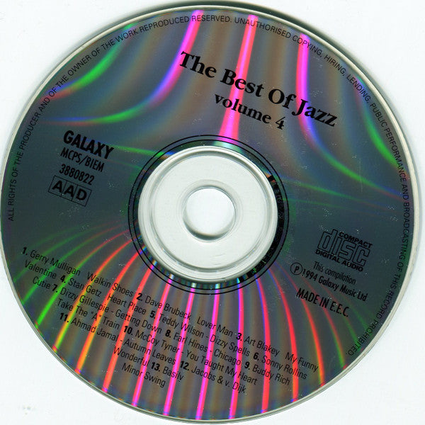 Various : The Best Of Jazz Vol. 4 (CD, Comp)