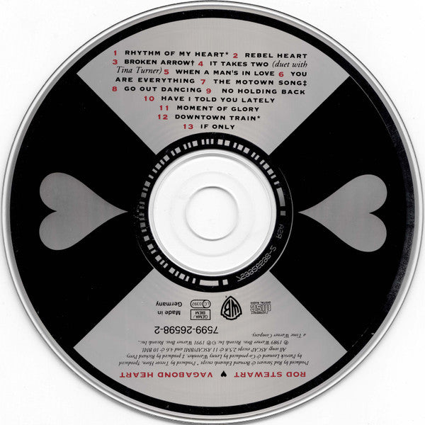 Rod Stewart : Vagabond Heart (CD, Album, Club)