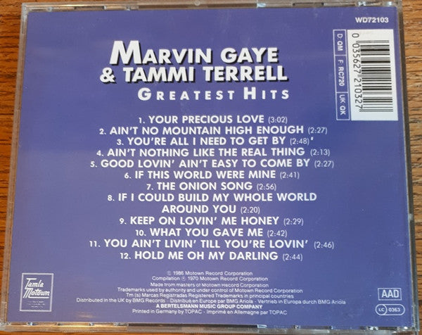 Marvin Gaye & Tammi Terrell : Greatest Hits (CD, Comp, RE, RM)