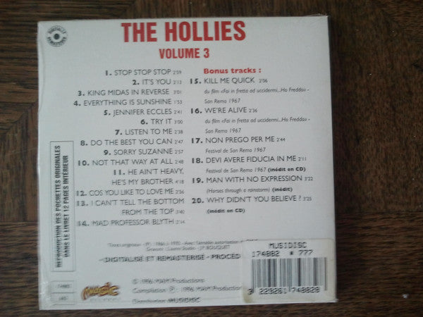 The Hollies : Vol. 3 (CD, Comp, RE, RM, Gat)