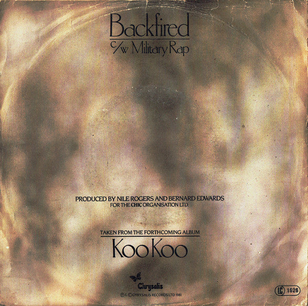 Deborah Harry : Backfired (7", Single)