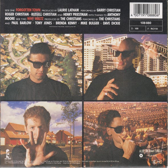 The Christians : Forgotten Town (7", Single)