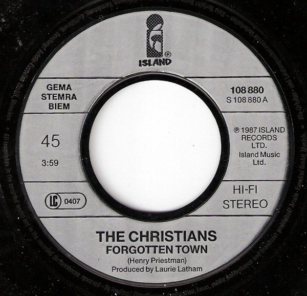 The Christians : Forgotten Town (7", Single)
