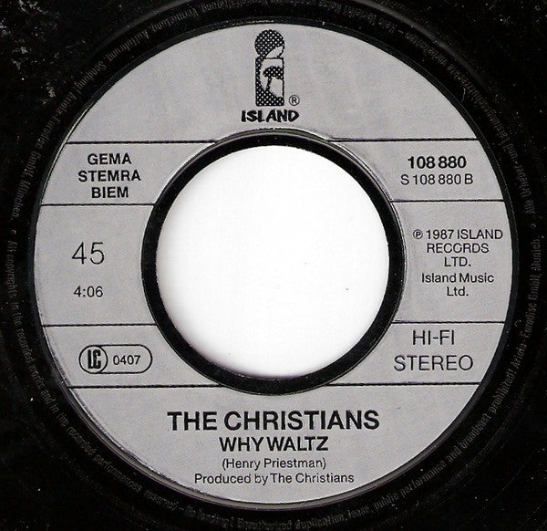 The Christians : Forgotten Town (7", Single)