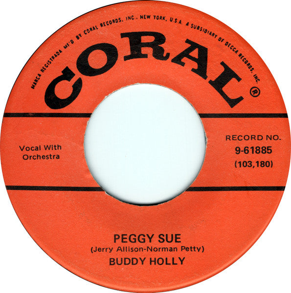 Buddy Holly : Everyday / Peggy Sue (7", Single, Unofficial)