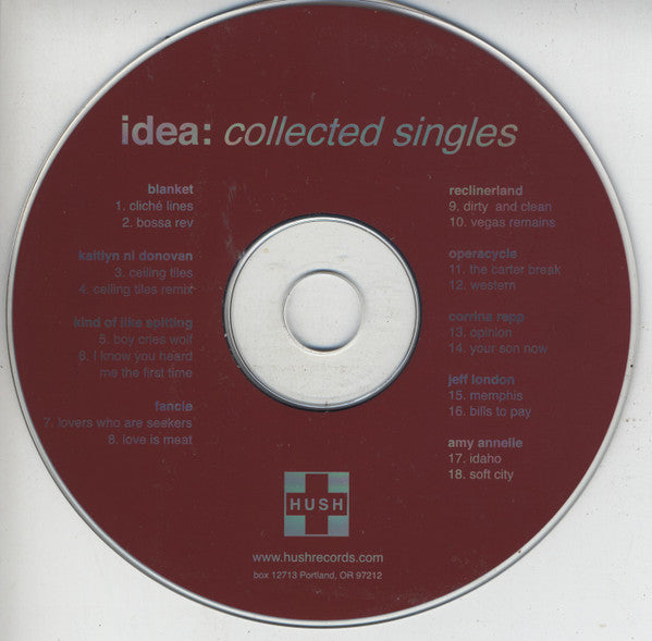 Various : Idea: Collected Singles (CD, Comp, Promo)