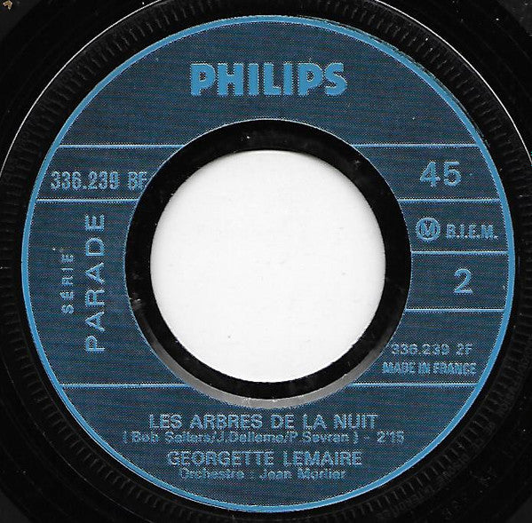 Georgette Lemaire : Tant De Choses Ont Changé (7", Single)