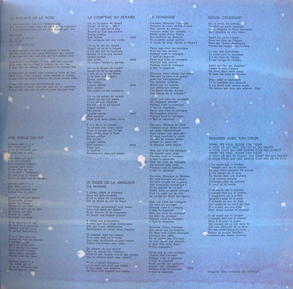 Les Octaves : Un Enfant Dans Les Sables (LP, Album, Gat)