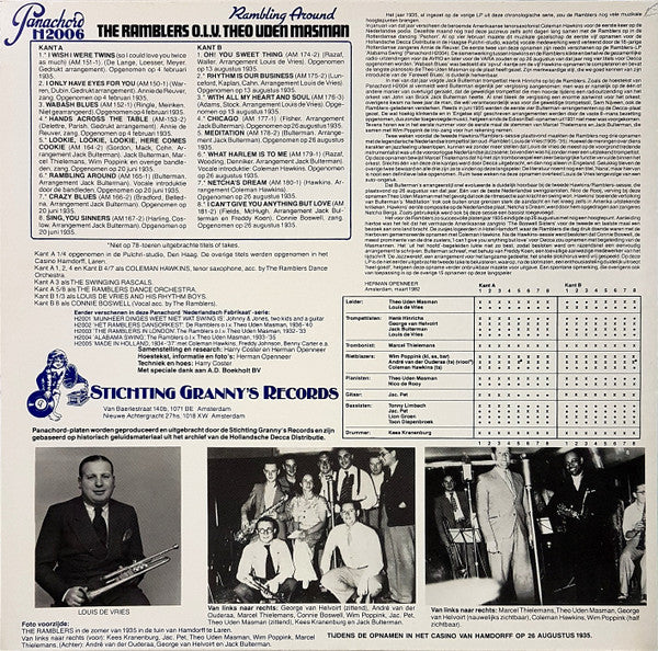 The Ramblers O.L.V. Theo Uden Masman : Rambling Around (LP, Comp, Mono)