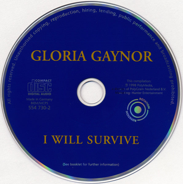 Gloria Gaynor : I Will Survive (CD, Album, Comp)