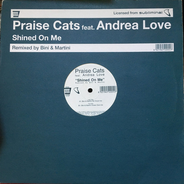 Praise Cats feat. Andrea Love : Shined On Me (12")