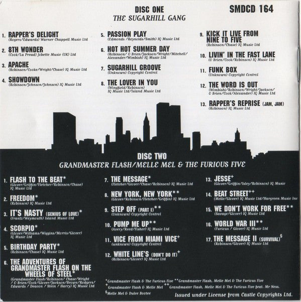 Grandmaster Flash V's Sugarhill Gang : Grandmaster Flash V's The Sugarhill Gang (2xCD, Comp)