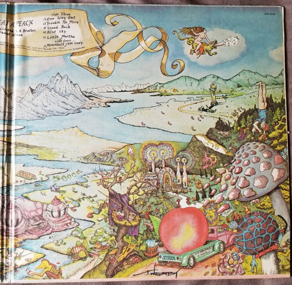 The Allman Brothers Band : Eat A Peach (2xLP, Album)
