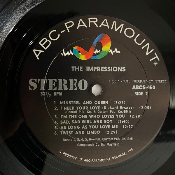 The Impressions : The Impressions (LP, Album, RE)