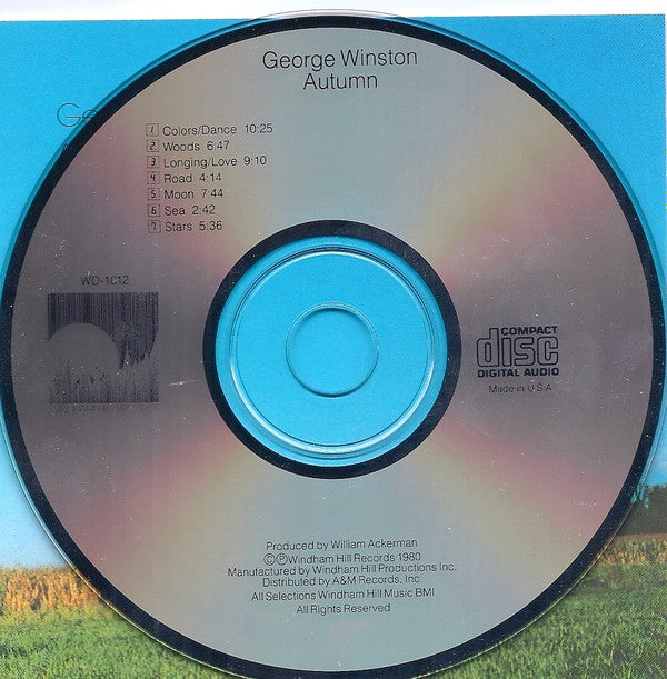 George Winston : Autumn (CD, Album, RE)
