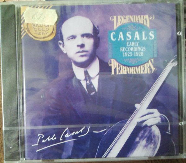 Pablo Casals : Early Recordings 1925 - 1928 (CD, Comp, Mono, RM)