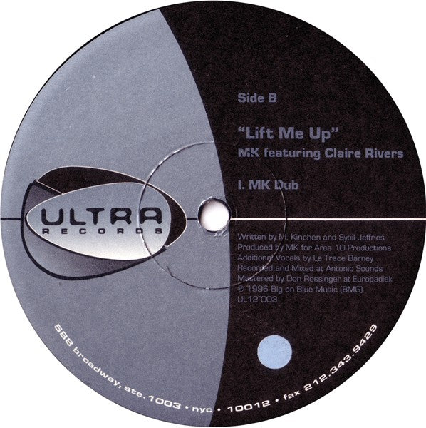 Marc Kinchen Featuring Claire Rivers : Lift Me Up (12")