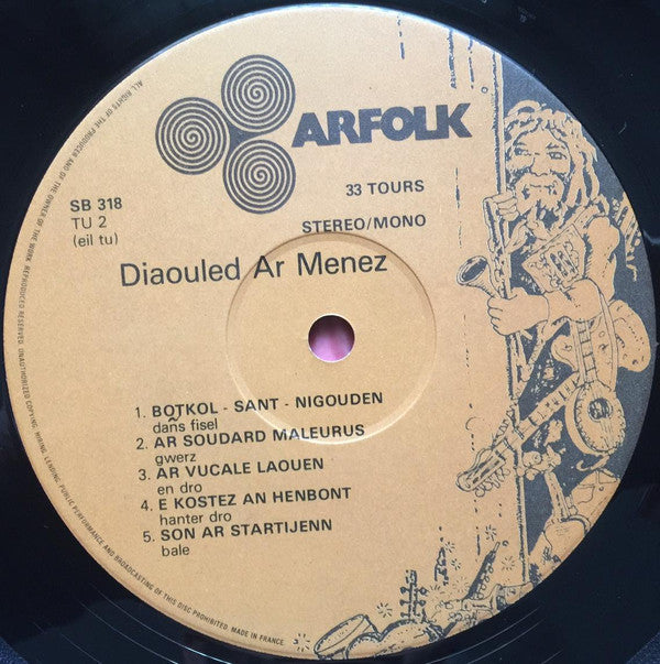 Diaouled Ar Menez : Diaouled Ar Menez (LP, Album)