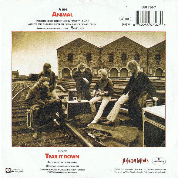 Def Leppard : Animal (7", Single)