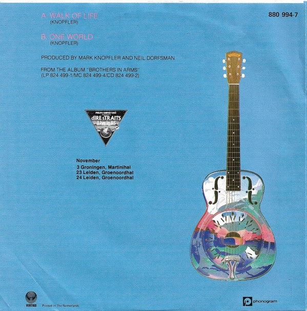 Dire Straits : Walk Of Life (7", Single)