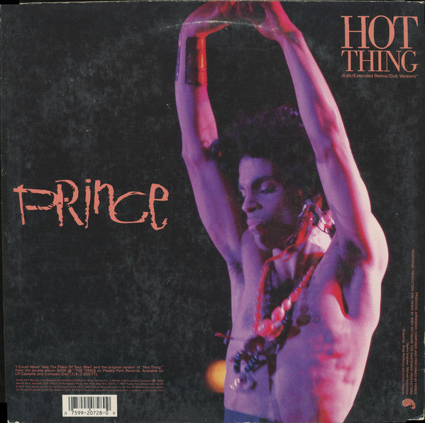 Prince : I Could Never Take The Place Of Your Man (12", Maxi, All)