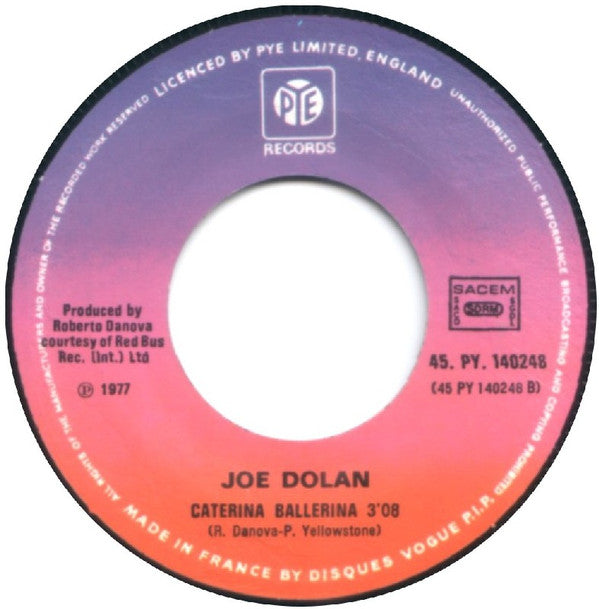 Joe Dolan : I Need You (7", Single)