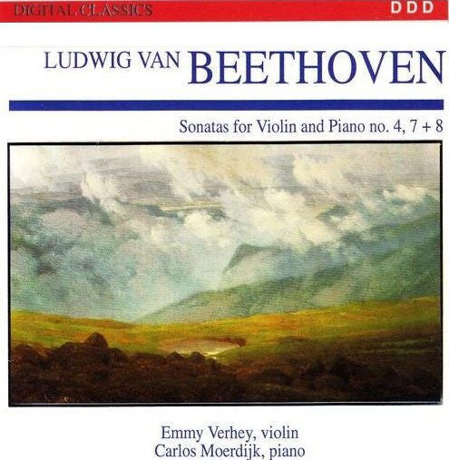 Ludwig van Beethoven, Emmy Verhey, Carlos Moerdijk : Sonatas For Violin And Piano No. 4, 7 + 8 (CD)