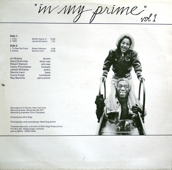 Art Blakey & The Jazz Messengers : In My Prime Vol. 1 (LP, Album)