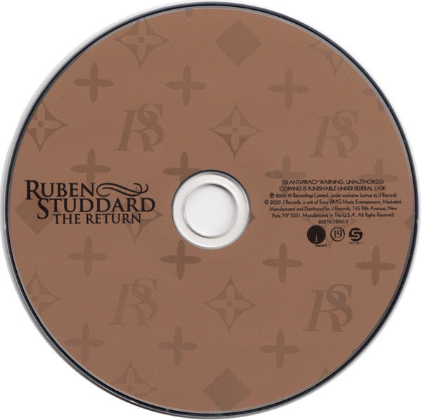 Ruben Studdard : The Return (CD, Album)