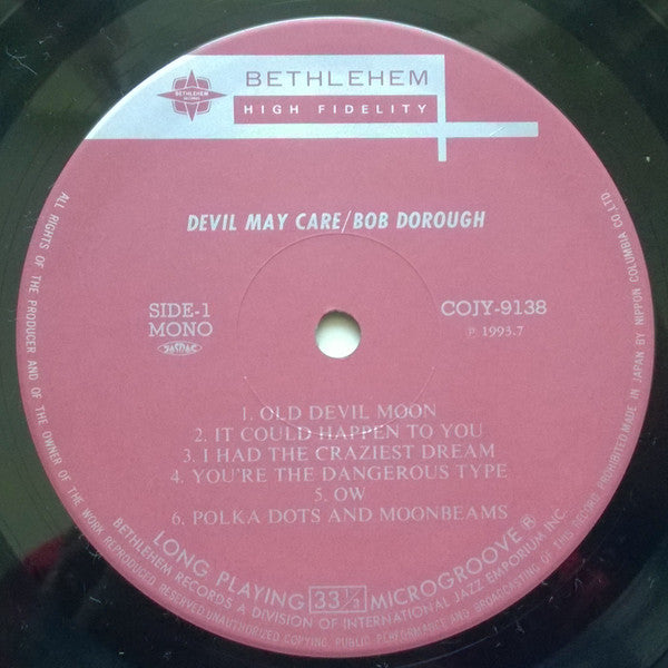 Bob Dorough : Devil May Care (LP, Album, Mono, RE)