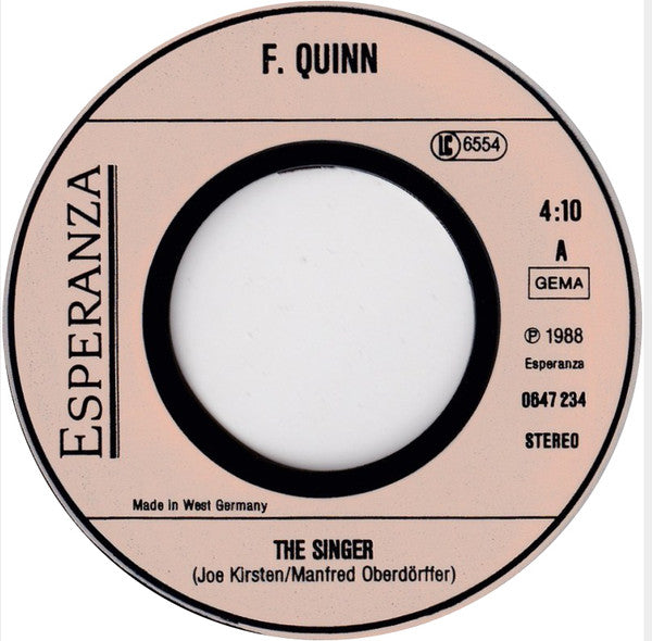 Freddy Quinn : The Singer / Older Men Make Better Lovers (7")