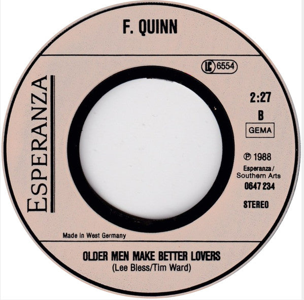 Freddy Quinn : The Singer / Older Men Make Better Lovers (7")
