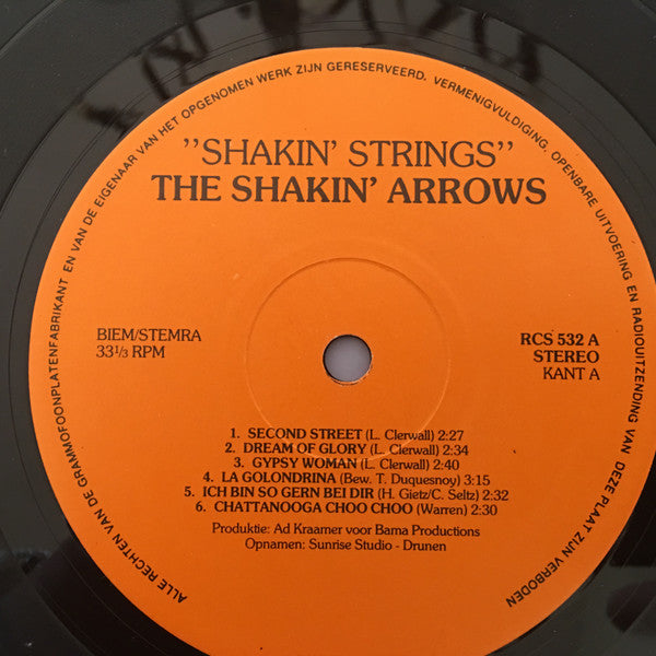 The Shakin' Arrows : "Shakin' Strings" (LP, Album)