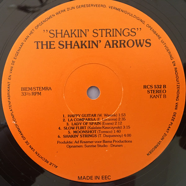 The Shakin' Arrows : "Shakin' Strings" (LP, Album)