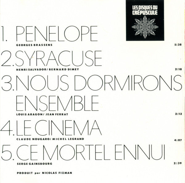 Isabelle Antena : De L'Amour Et Des Hommes (CD, EP)