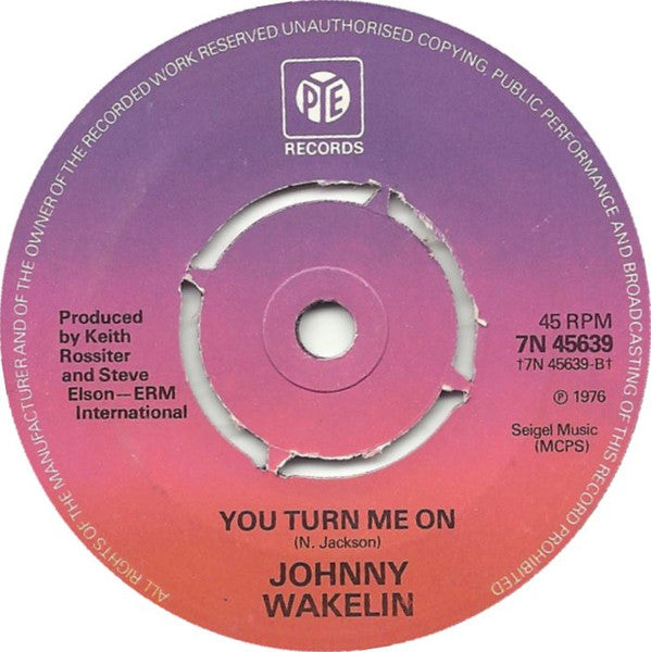 Johnny Wakelin : Africa Man  (7", Single, Pus)